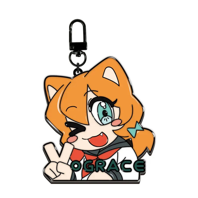 Custom Soft Enamel Metal Keychains actual product photo