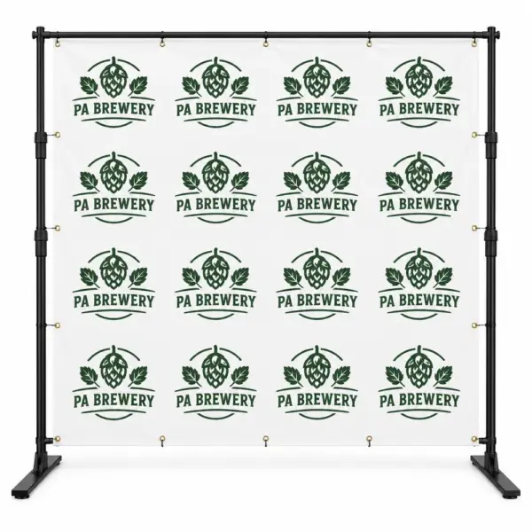 Illustrative custom brewery branding on Steprepeat